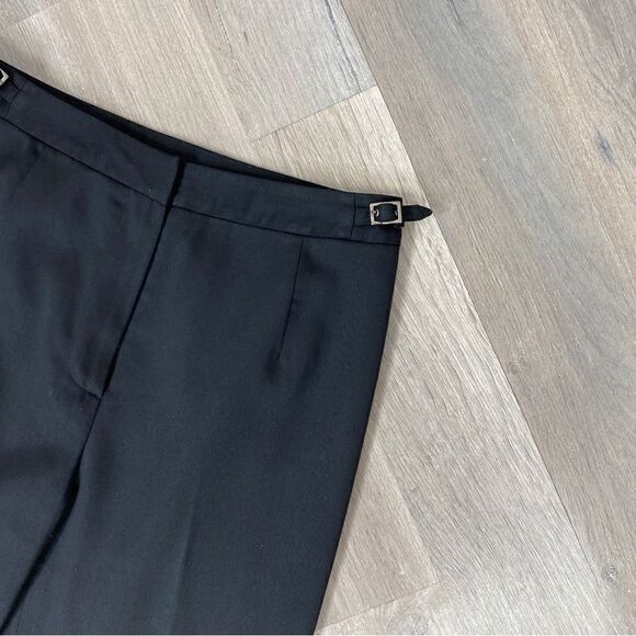 Ann Taylor Loft Straight Leg Dress Pants Black 2 - Picture 4 of 8